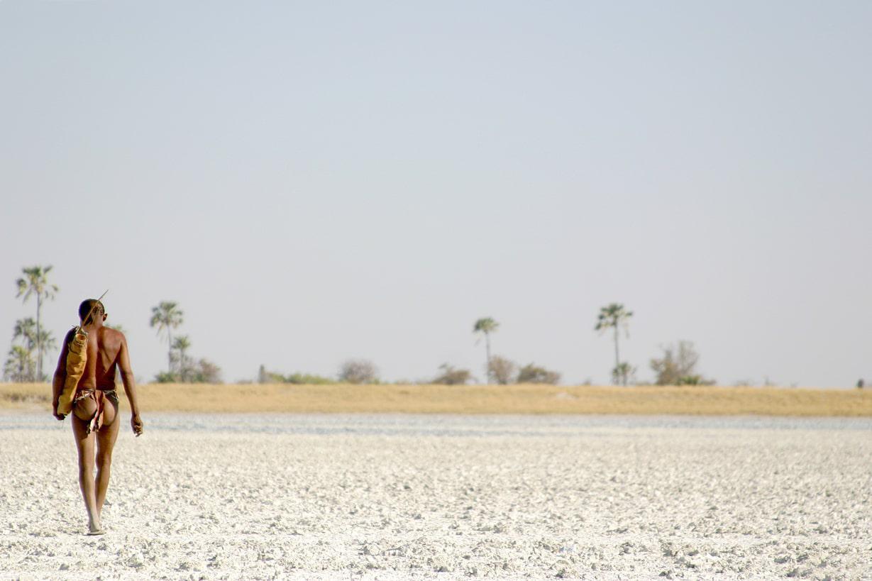 Uncharted Bushman Safari on to the salt pans of Kalahari