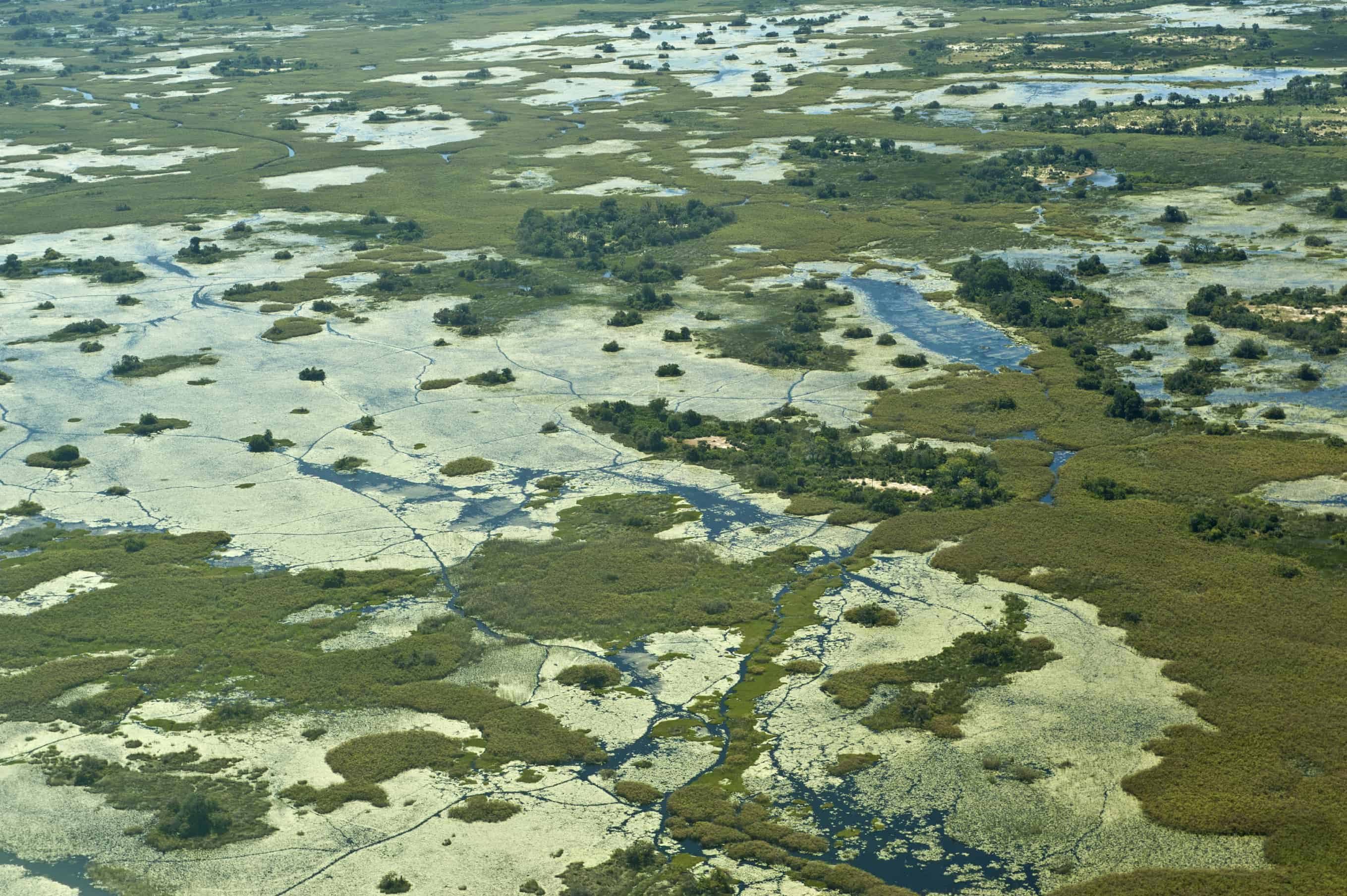 botswana from the air