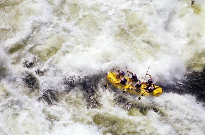 Zambezi river rafting