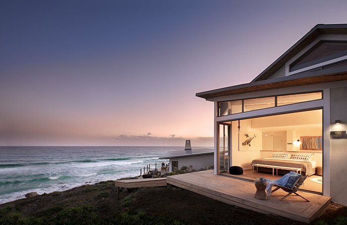 The positioning of each cozy room at Lekkerwater Beach Lodge makes for the most spectacular views - at any time of the day 