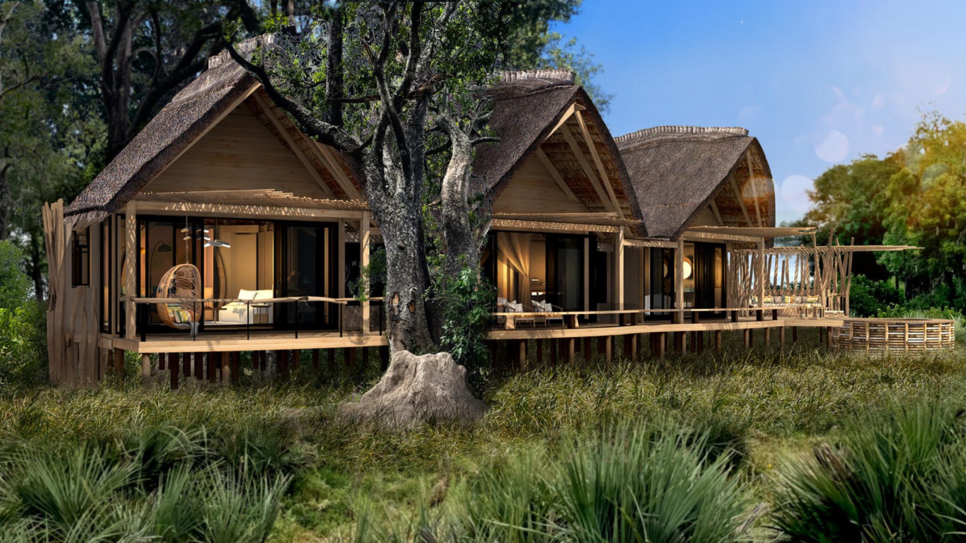 Safari Lodges with Air-Conditioning in Botswana - Southern Destinations - Off Grid Apartments In Botswana With Safari Views